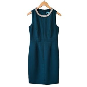 ANTONIO MELANI Green  Sleeveless Mini Dress